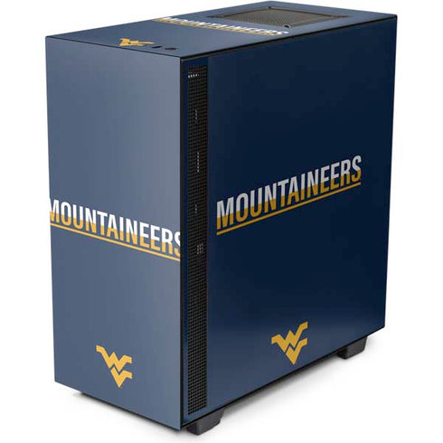 West Virginia University Blue Wood Floor NZXT H510 Compact ATX Mid-Tower Case Skin