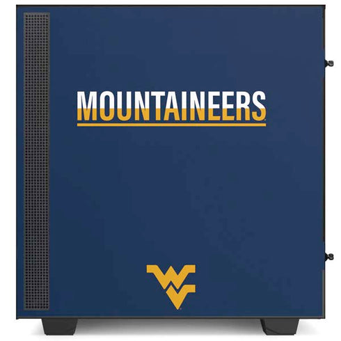 West Virginia University Blue Wood Floor NZXT H510 Compact ATX Mid-Tower Case Skin