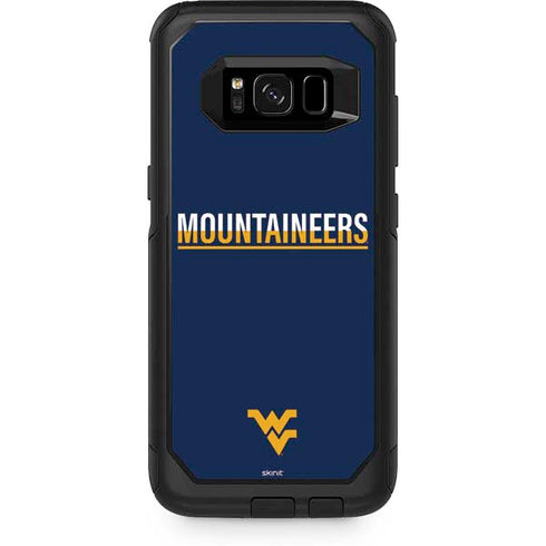 West Virginia University Blue Wood Floor Otterbox Commuter Galaxy Skin