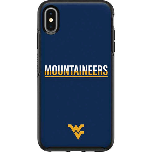 West Virginia University Blue Wood Floor Otterbox Symmetry iPhone Skin