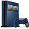 West Virginia University Blue Wood Floor PS4 Console and Controller Bundle Skin