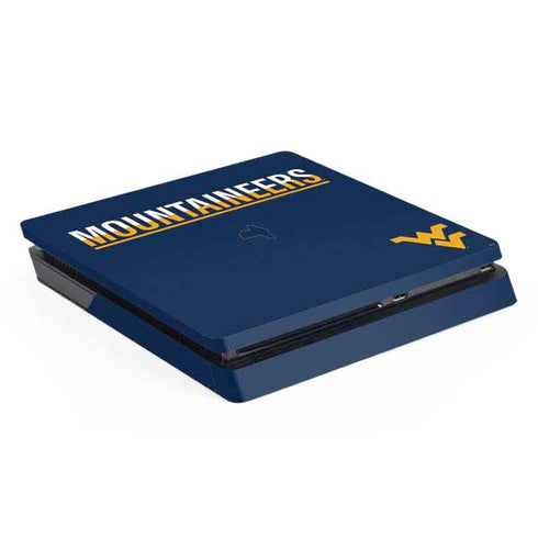 West Virginia University Blue Wood Floor PS4 Slim Skin