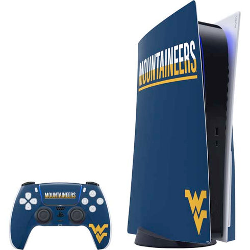 West Virginia University Blue Wood Floor PS5 Bundle Skin