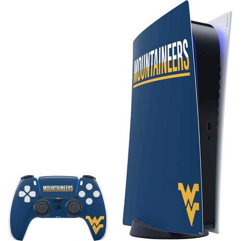 West Virginia University Blue Wood Floor PS5 Digital Edition Bundle Skin
