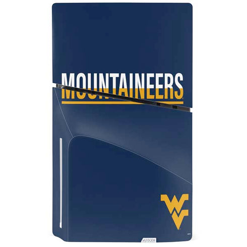 West Virginia University Blue Wood Floor PS5 Slim Disk Bundle Skin