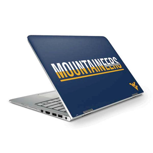 West Virginia University Blue Wood Floor HP Spectre Skin