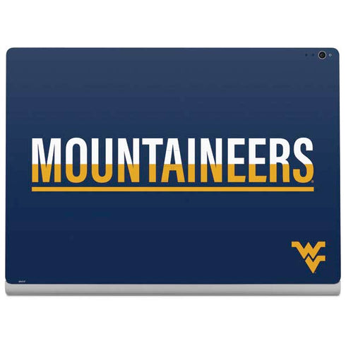 West Virginia University Blue Wood Floor Surface Book 2 15in Skin