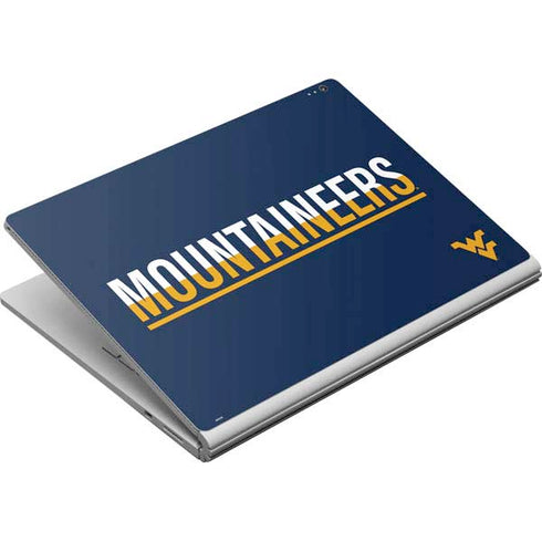 West Virginia University Blue Wood Floor Surface Book Skin