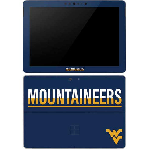 West Virginia University Blue Wood Floor Surface Go Skin