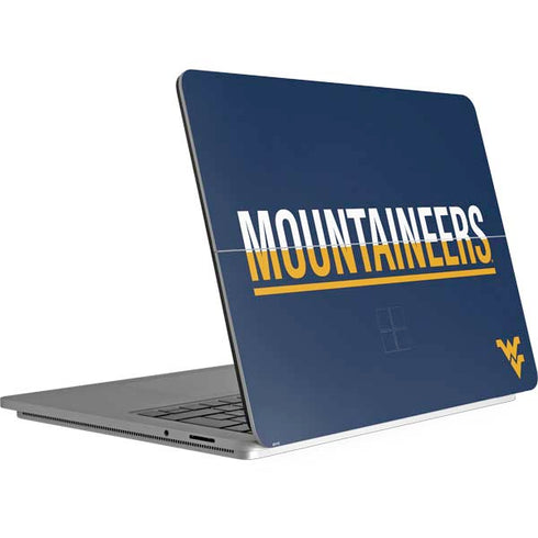 West Virginia University Blue Wood Floor Surface Laptop Studio Skin