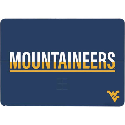 West Virginia University Blue Wood Floor Surface Laptop Studio Skin