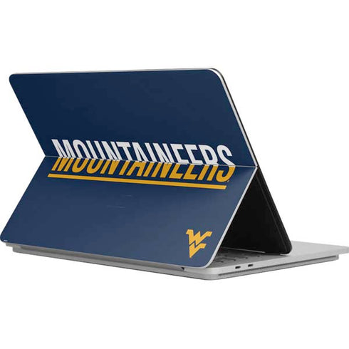 West Virginia University Blue Wood Floor Surface Laptop Studio Skin