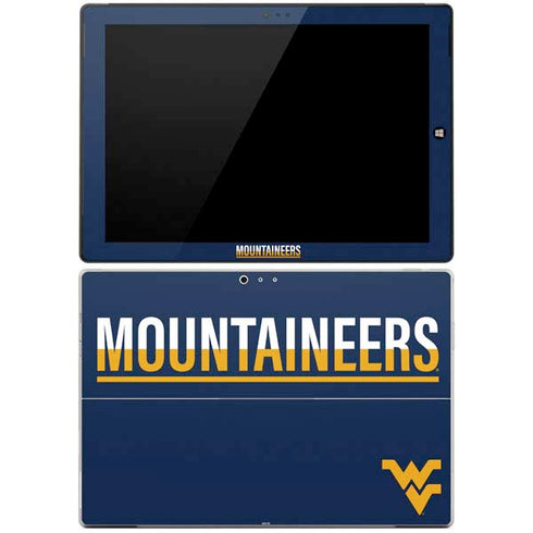 West Virginia University Blue Wood Floor Surface Pro 3 Skin