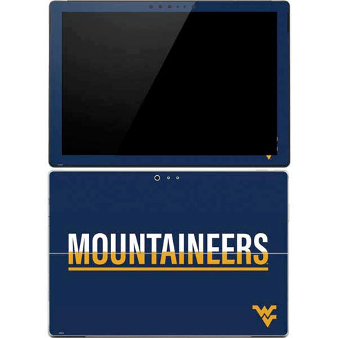 West Virginia University Blue Wood Floor Surface Pro 4 Skin
