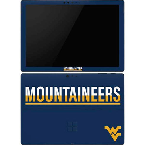 West Virginia University Blue Wood Floor Surface Pro 6 Skin