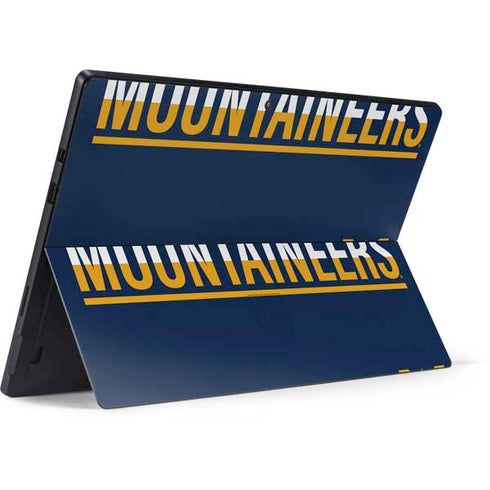West Virginia University Blue Wood Floor Surface Pro 7 Skin