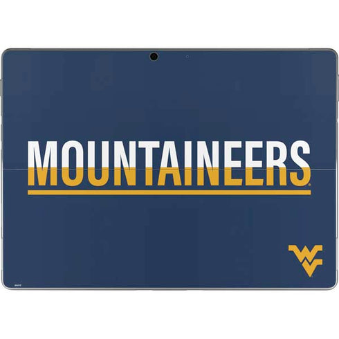West Virginia University Blue Wood Floor Surface Pro 9 Skin