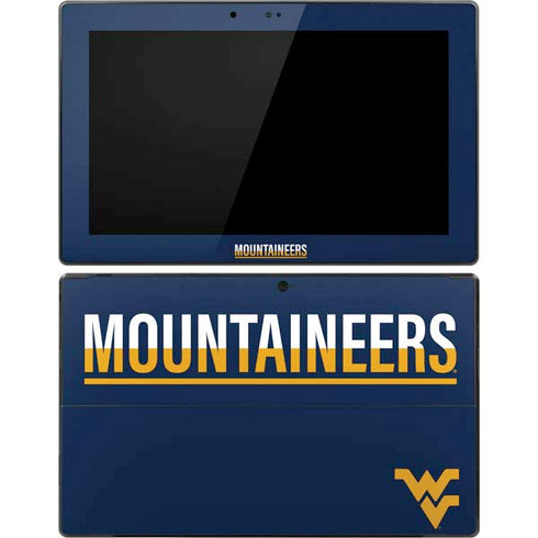 West Virginia University Blue Wood Floor Surface Pro Tablet Skin