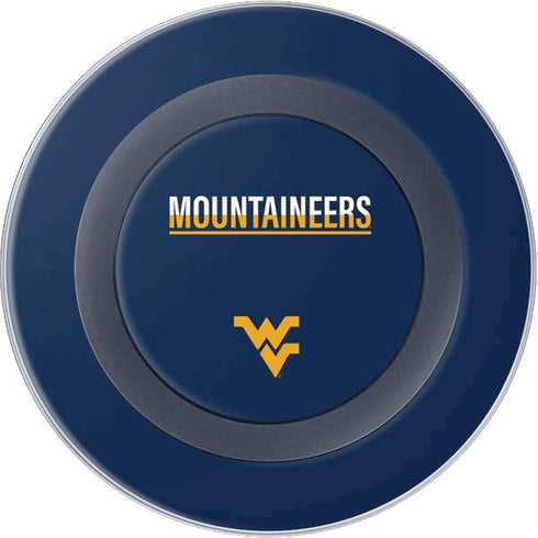 West Virginia University Blue Wood Floor Wireless Charger Skin