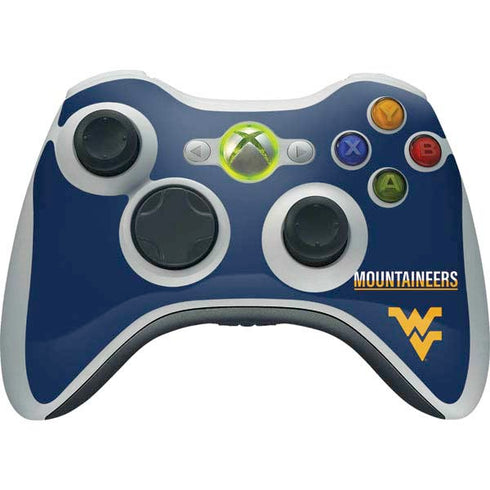 West Virginia University Blue Wood Floor Xbox 360 Wireless Controller Skin