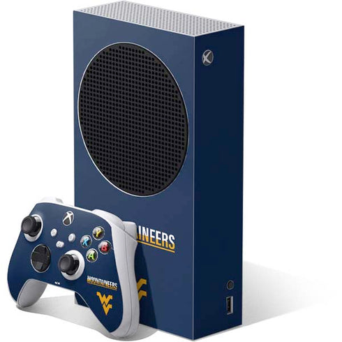 West Virginia University Blue Wood Floor Xbox Series S Bundle Skin