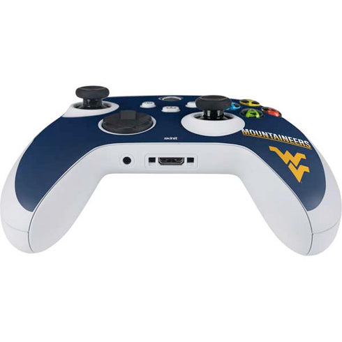 West Virginia University Blue Wood Floor Xbox Series S Controller Skin