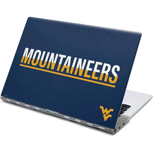 West Virginia University Blue Wood Floor Yoga 910 2-in-1 14in Touch-Screen Skin