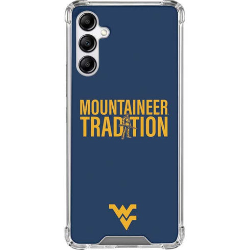 West Virginia University Climb Higher Galaxy A14 5G Clear Case