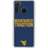 West Virginia University Climb Higher Galaxy A21 Clear Case