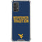 West Virginia University Climb Higher Galaxy A32 5G Clear Case