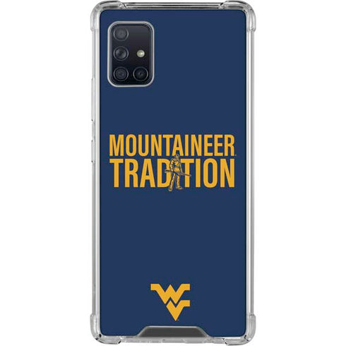 West Virginia University Climb Higher Galaxy A51 5G Clear Case
