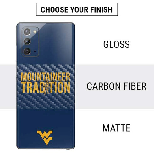 West Virginia University Climb Higher Galaxy Note20 5G Skin