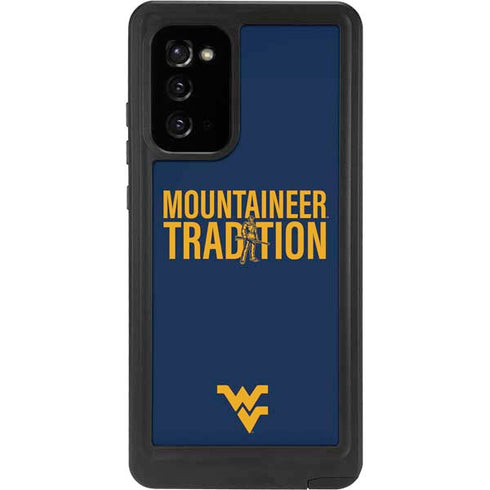 West Virginia University Climb Higher Galaxy Note20 5G Waterproof Case