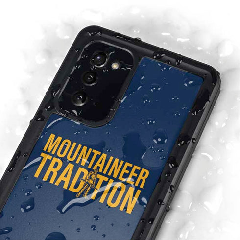 West Virginia University Climb Higher Galaxy Note20 5G Waterproof Case