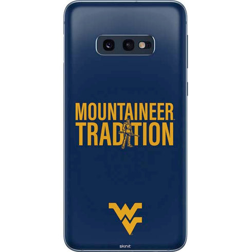 West Virginia University Climb Higher Galaxy S10e Skin