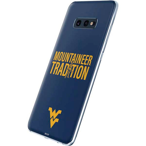West Virginia University Climb Higher Galaxy S10e Skin