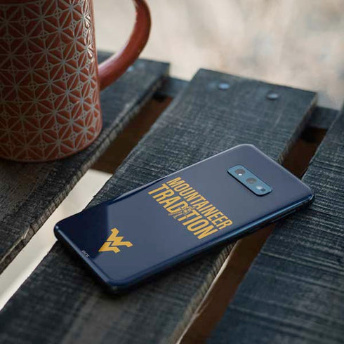 West Virginia University Climb Higher Galaxy S10e Skin