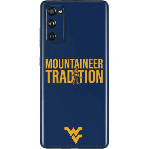 West Virginia University Climb Higher Galaxy S20 Fan Edition Skin
