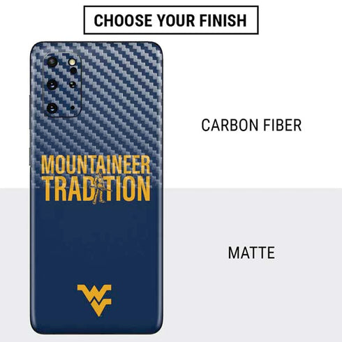 West Virginia University Climb Higher Galaxy S20 Plus Skin