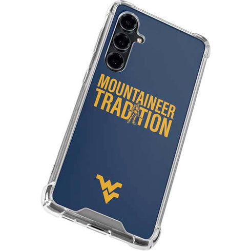 West Virginia University Climb Higher Galaxy S23 FE Clear Case
