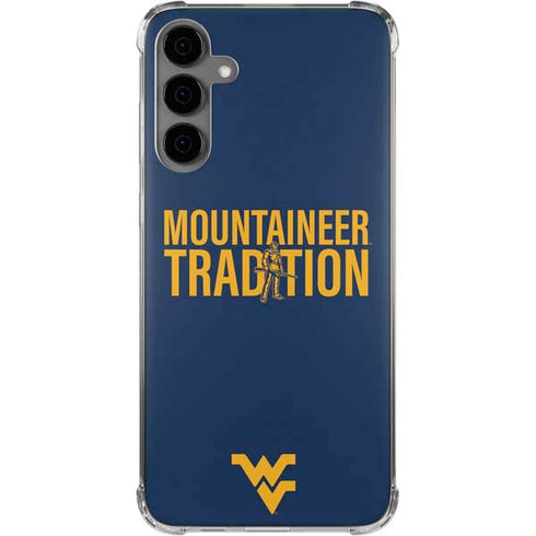 West Virginia University Climb Higher Galaxy S24 Plus Clear Case