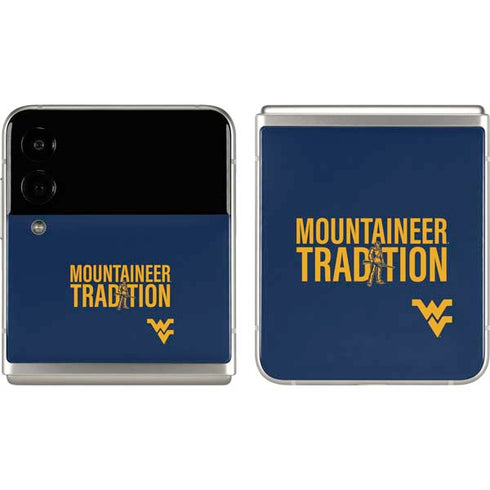 West Virginia University Climb Higher Galaxy Z Flip3 5G Skin