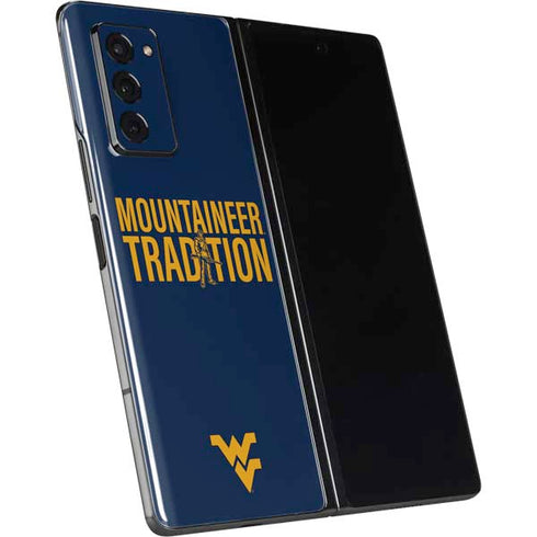 West Virginia University Climb Higher Galaxy Z Fold2 5G Skin