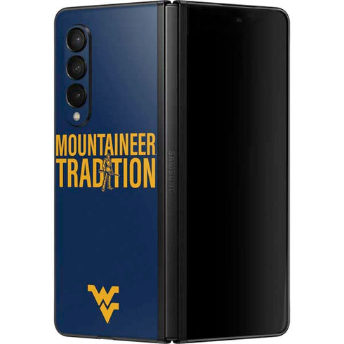 West Virginia University Climb Higher Galaxy Z Fold3 5G Skin