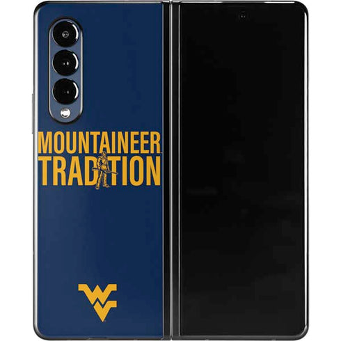 West Virginia University Climb Higher Galaxy Z Fold3 5G Skin