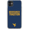 West Virginia University Climb Higher iPhone 11 Clear Case