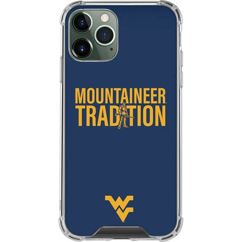 West Virginia University Climb Higher iPhone 11 Pro Max Clear Case