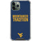 West Virginia University Climb Higher iPhone 11 Pro Max Clear Case