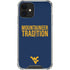 West Virginia University Climb Higher iPhone 12 Clear Case