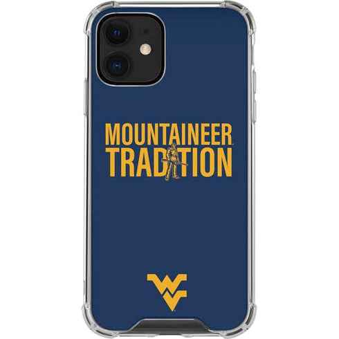 West Virginia University Climb Higher iPhone 12 Mini Clear Case